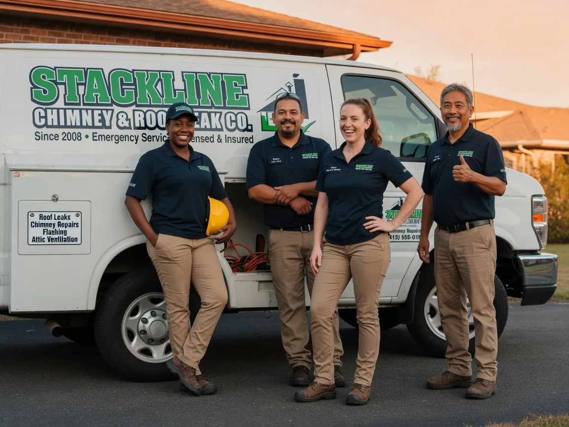 Chimney flashing repair company in Shelton, CT